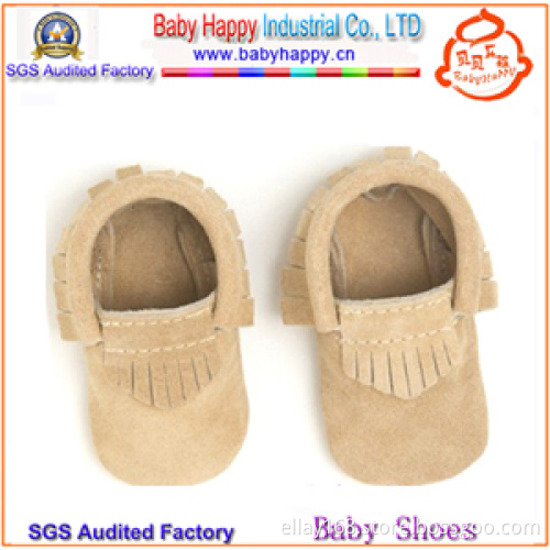 Cheap Winter Leather Baby Moccasin